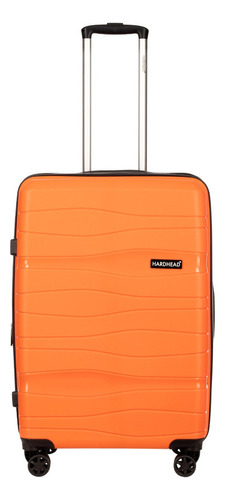 Maleta Hardhead Albert-o25-0656 43cm De Ancho X 68cm De Alto X 26cm De Profundidad Color Naranja Diseño Rayas