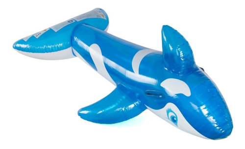 Montable Inflable Ballena Color Azul