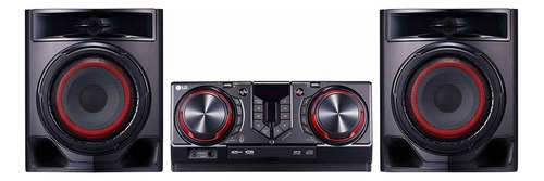 Cj44 LG Minicomponente Xboom 480w Bluetooth Karaoke Dj Color Gris oscuro Potencia RMS 480 W