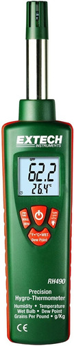 Extech Rh490 | Higro-termómetro De Precisión 