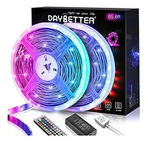 Comprar 2 Tiras De Luces Led De 10m Control Decoración Rgb 5050