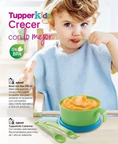 Tupperware Recipiente Cereal Alimentos Papillas Para Bebe