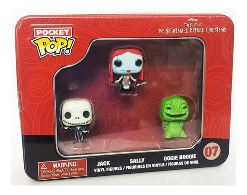Funko Pocket Pop Jack, Sally, Oogie Año 2017 Original (Usado)