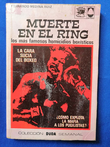 Libro Muerte En El Ring Fernando Medina Ruiz 