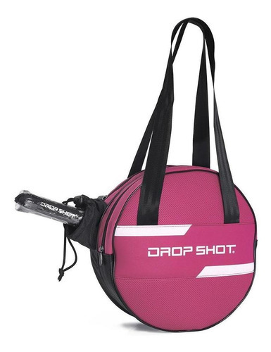 Bolsa Drop Shot Bassan 2.2 para pádel y tenis de playa, color rosa