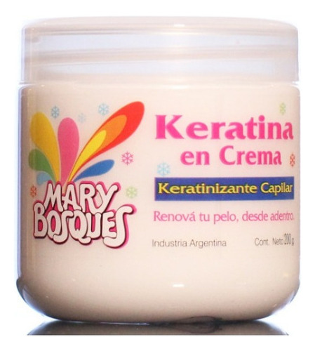 Mary Bosques Keratina En Crema Pote X 200g - Local