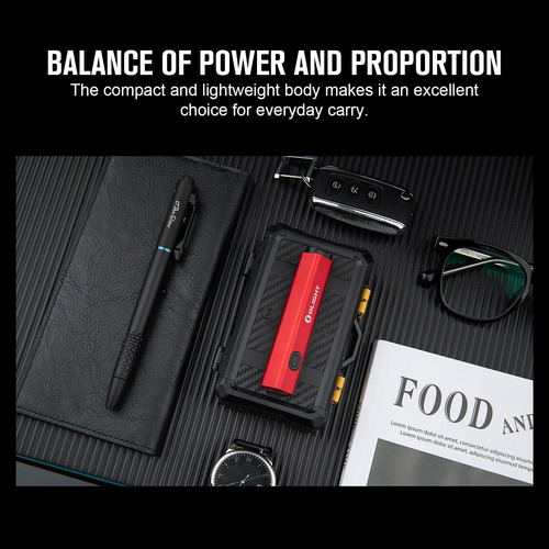 Linterna Olight Diffuse Recargable Edc 700 Lúmenes Roja