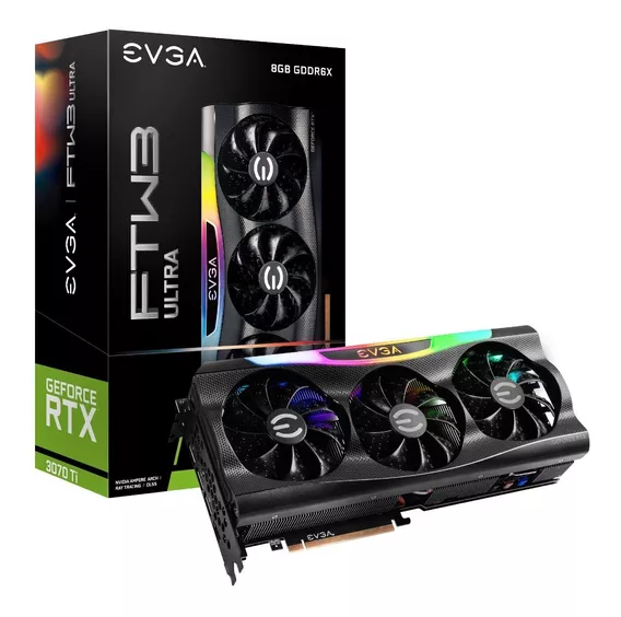 Placa De Video Geforce Evga Rtx 3070ti Ftw3 Ultra Lhr Cuotas