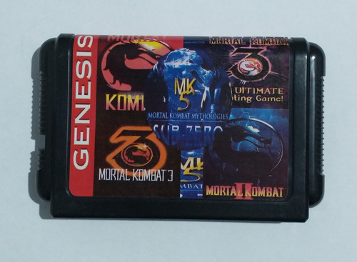 Super Mortal Kombat 5 In 1 - Cartucho Mega Drive Similar