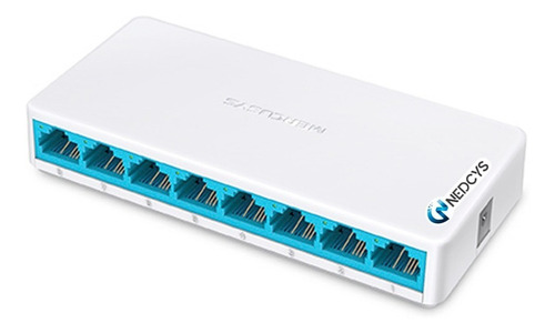 Imagen 1 de 2 de Switch Mercusys Ms108 8 Puertos 10/100mbps