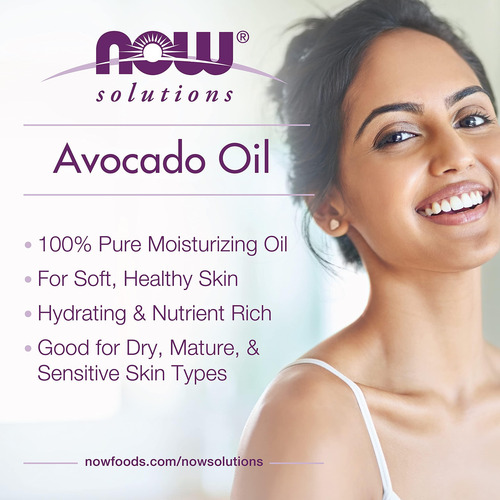 Aceite Hidratante Now Foods Solutions Aceite De Aguacate 120