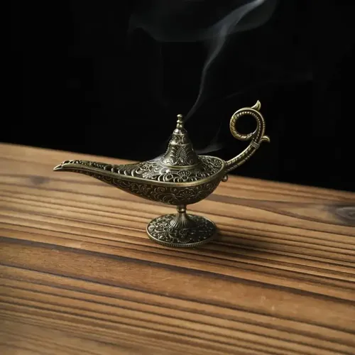 【美品】1890s バイシクルランタン　「The New Aladdin」 Aladdin Wishing Lamp Incense Burner Mx | MercadoLivre