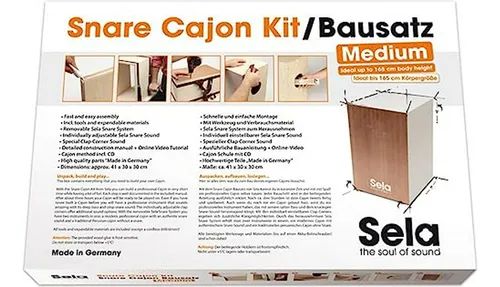 Kit Cajón Sela Se 018 Mediano Con Instrucciones Y Cd De Audi