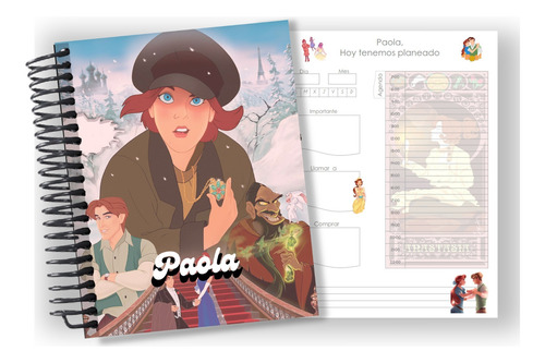 Agenda Personalizable Anastasia/disney