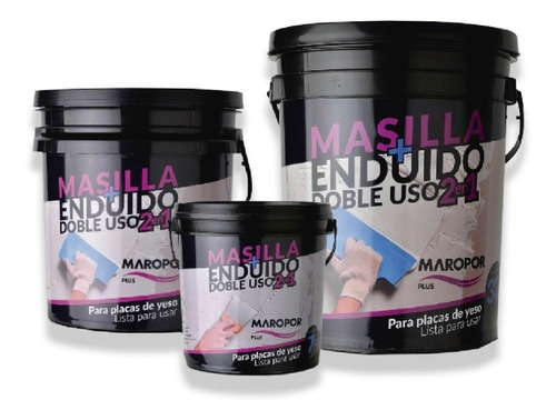 Enduido Y Masilla Para Durlock Maropor - Balde X 32 Kg ***