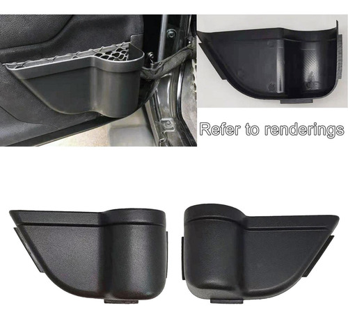 2 Bolsillos De Puerta Delantera Para Jeep Wrangler 2011-2018