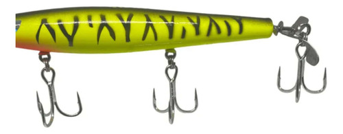 Isca De Pescaria Yara Devassa Slim 16,5cm 40g 61 Hot Tiger
