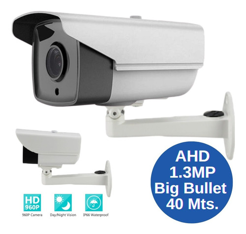 Camara Bullet Ahd 1.3mp Lente 3.6mm 40 Mts Big Array B960w