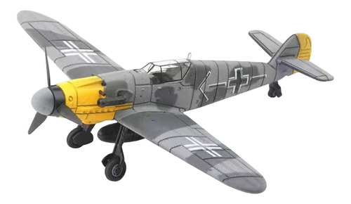 1:48 Escala Avión Modelo Rompecabezas Juguetes Gris Claro