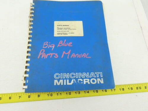 Cincinnati Cinturn Series 2216 & 2220 Parts Manual Pub.  Vvf