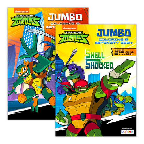 Teenage Mutant Ninja Turtles Juego De Libros Para Colorear .