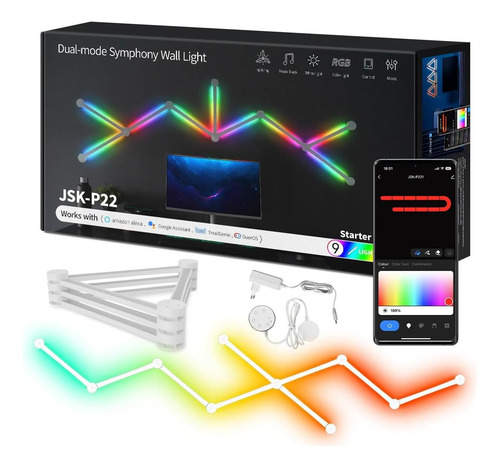 Luz De La Línea De Pared De Deslizamiento Inteligente De Led