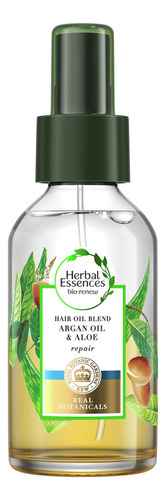  Aqua oil Herbal Essences Bío:renew Aloe & Aceite de Argán de 100mL