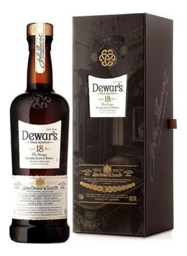 Whisky Dewars Duuble Aged Blended Scotch Whisky 18 Anos