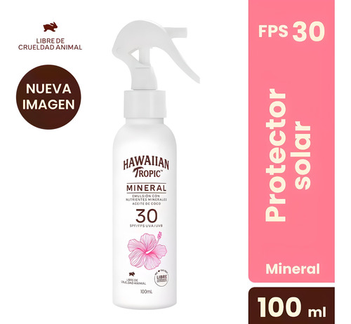 Pack X2 Protector Solar Hawaiian Tropic Mineral F30 100ml