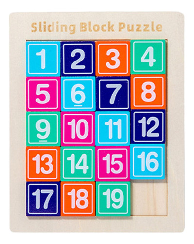 Juego De Rompecabezas De Números Deslizantes Rompecabezas De