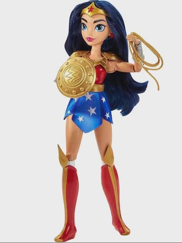 Imagem 4 de 10 de Boneca Dc Mulher Maravilha 2 Em 1 - Super Hero Girls Mattel