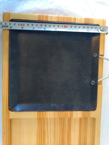Imagen 8 de 8 de Parriila Tabla Madera Carnes 25 X 37cm Sin Logo