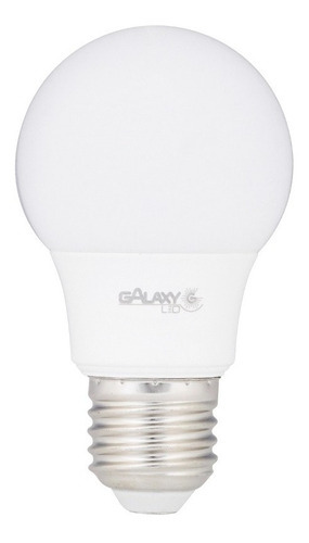 GalaxyLED Kit 5 Lampada Led Bulbo A60 9w Branco Quente 3000k