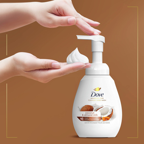Sabonete Espumante Para Mãos Dove Com Leite De Coco E Amêndo