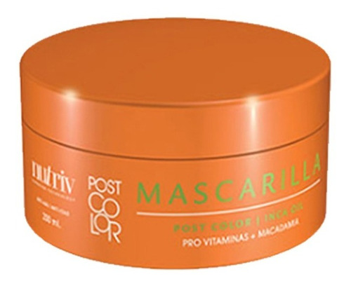 Mascarilla Post Color Nutriv Macadamia  X 200 Ml Exiline