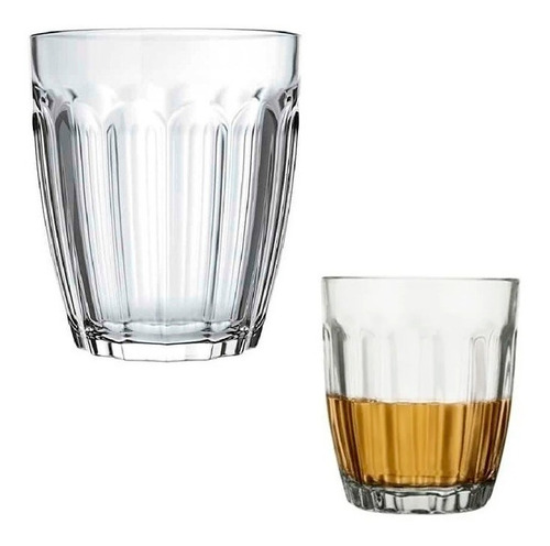 Set X 6 Vasos Barriquinha Nadir 150ml Vidrio Soda 2148