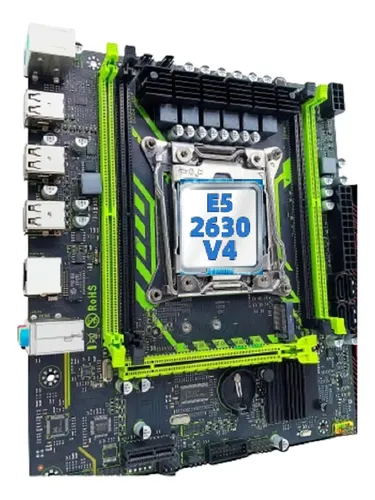 Kit Placa X99-8d4 + Proc. Intel Xeon E5 2630 V4 Ddr4