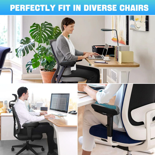 Fundas Ergonómicas Para Reposabrazos De Silla De Oficina
