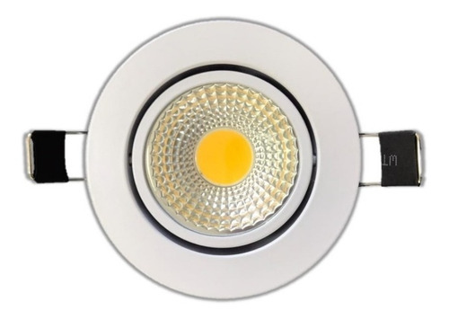 10 Spot Led Embutir 3w Direcionável Redondo 3000k- 074