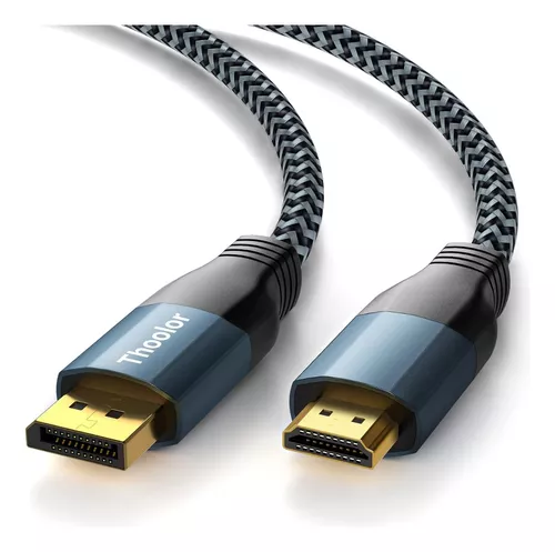 Cable DisplayPort a HDMI Cable para juegos 4K Cable para juegos, Aluminio,  uni®