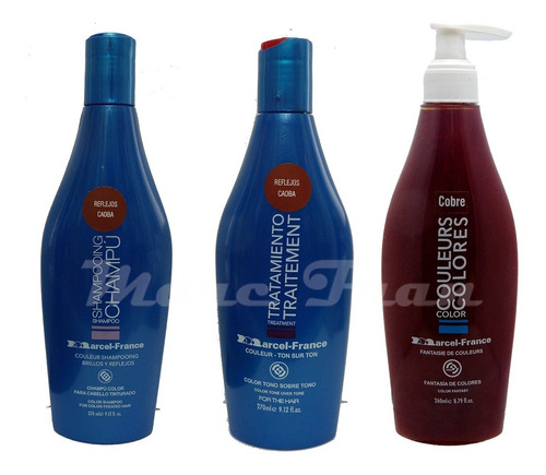 Kit Color Cobrizo Marcel France - mL a $77