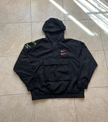 Anorak Nike Swoosh Letras Verdes