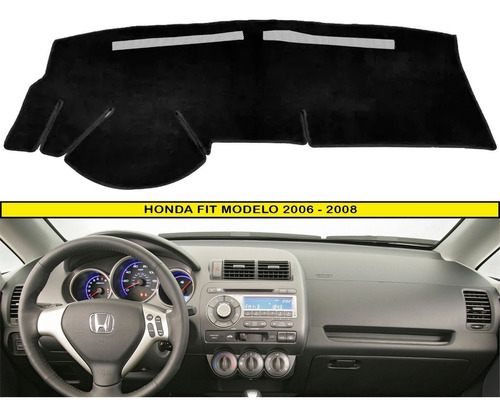 Cubretablero Automotriz Honda Fit Modelo 2006 - 2008