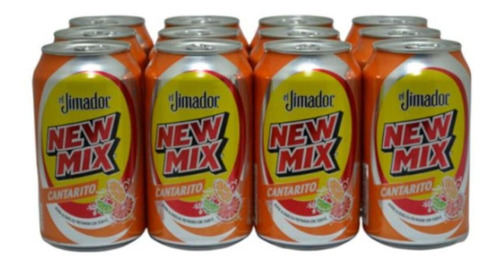 Pack De 24 Bebida Preparada New Mix Jimador Cantarito 350 Ml