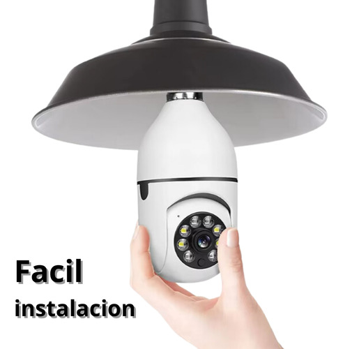 Cámara Foco Bombilla Wifi Compatible iPhone Android