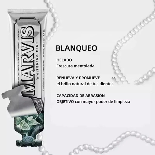Mx1 Pasta De Dientes Blanqueadora Varillas Marvis, Producto