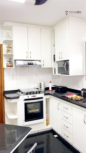 Apartamento Com 3 Dormitórios À Venda, 129 M² Por R$ 650.000,00 - Parque Das Nações - Santo André/sp - Ap3308