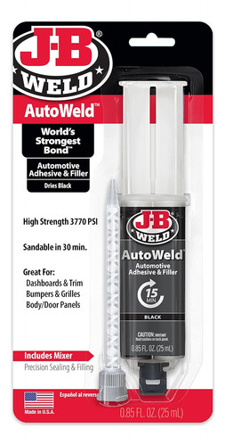 Autoweld, 25ml, Negro