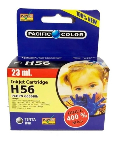 Cartucho De Tinta Alternativo Hp N° 56 Black/ 01-pchn6656