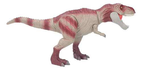 Simulación De Modelo De Dinosaurio Vívida Pintada A Mano Tra